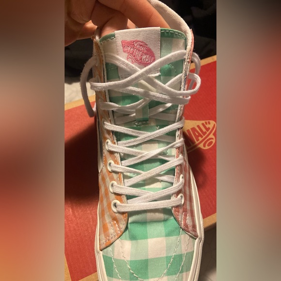 Vans sk8-hi tapered - platform high tops Wm size 8.5 - Picture 9 of 13